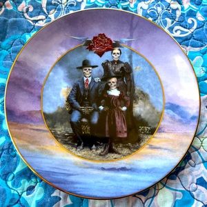 1997 Grateful Dead “Family Album” by Stanley Mouse   # 2121A Collector’s Plate.